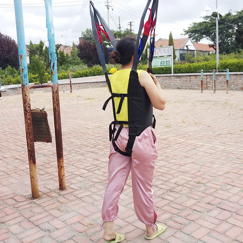 Walker Adjustable Patient Transfer Belt Lift Sling Assistant Rehabilitation Belt Leg Trainers for Disabled Patient Walking