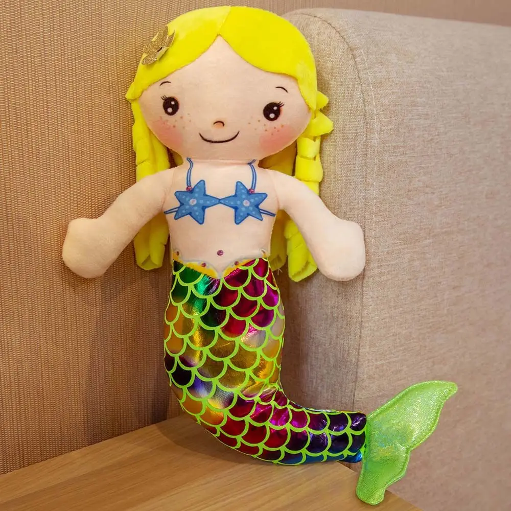 30cm Cartoon Mermaid peluche bambola giocattolo Comfort bambola Mini simpatico cuscino bambino farcito peluche per bambini ragazze regali di compleanno