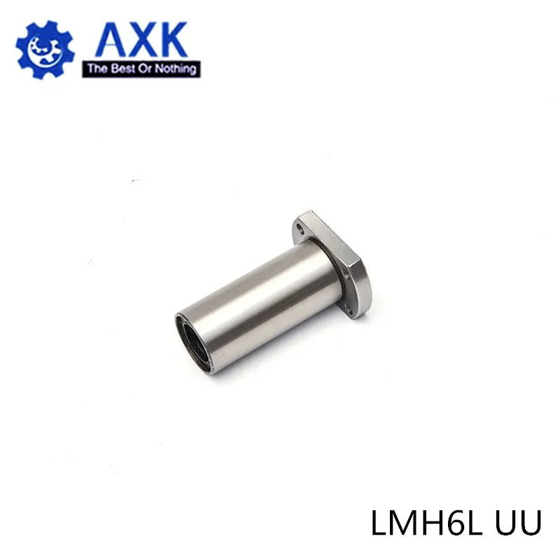 

2pcs/lot Free shipping LMH6LUU 6mm long type flange linear bearing CNC Linear Bush