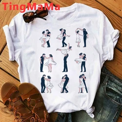 Hot Movie Dirty Dancing T Shirt Women Kawaii Cartoon  Graphic Tees Unisex Hip Hop Harajuku Anime Hip Hop T-shirt Female