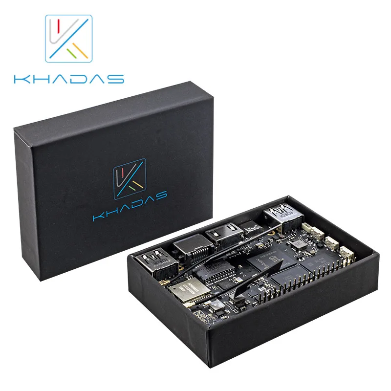 Khadas Powerful VIM3 Pro Single Board Computer 4GB+32GB Development Board Amlogic A311D with Dual Camera/Display 4K 2.2GHz OOWOW