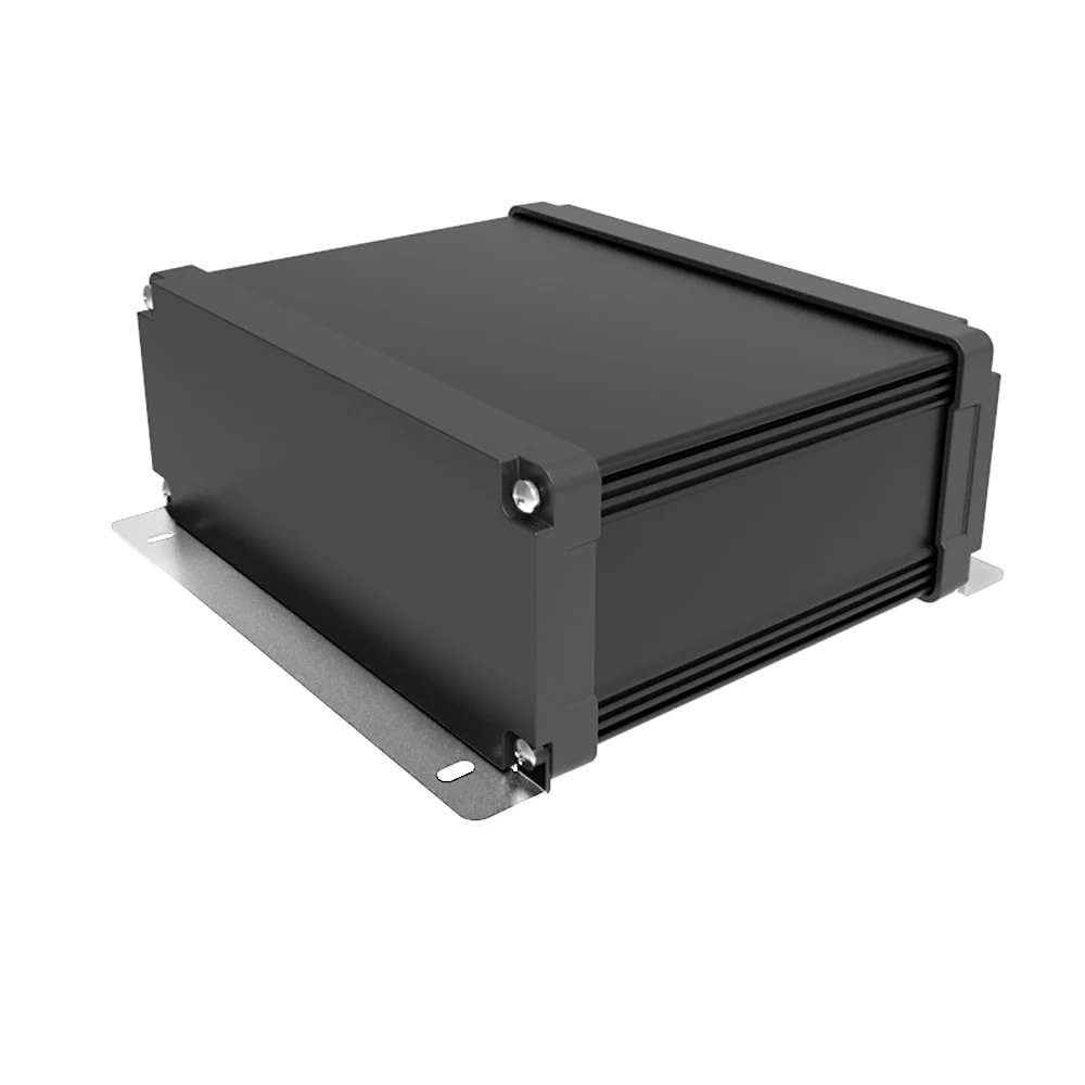 Boîtier électronique en aluminium de découpe laser personnalisé, étanche IP68, PCB extrudé, usine expérimentée, 200W, 75H