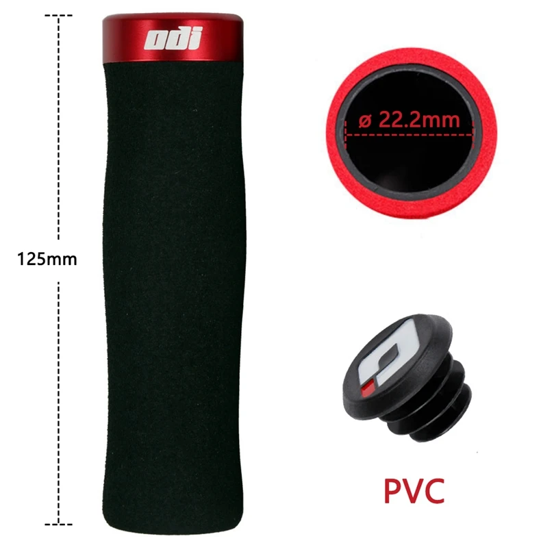 ODI MTB Fahrrad Lenker Griffe Mountainbike Schwamm Grip Radfahren 2,2 cm Griff Bar Abdeckung Abschließbare Anti-slip Fahrrad zubehör – Detail 5