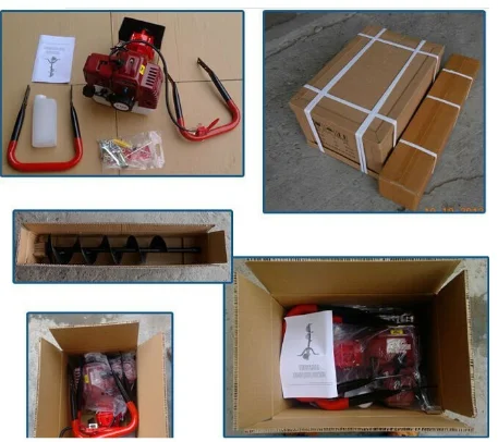 New Model Heavy Duty 52CC/63CC Gas Powered Post Hole Digger ,Ground drill Earth Auger with 80mm drill bits