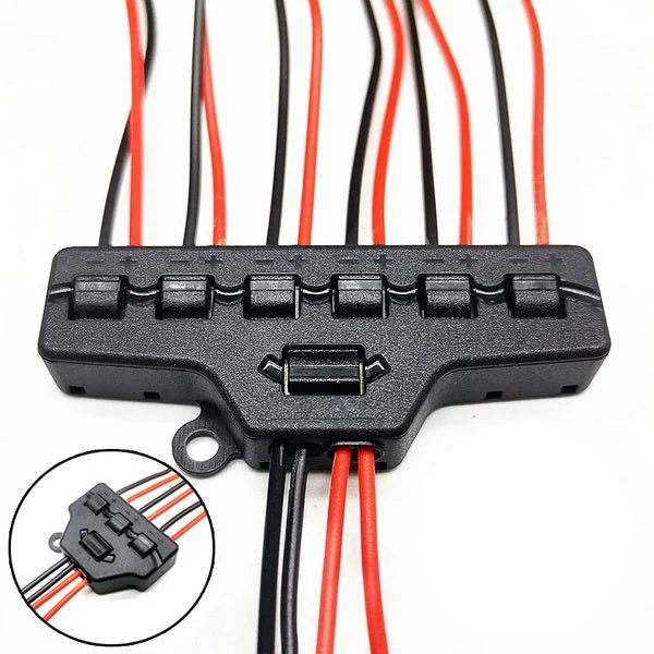 Quick Connect Low Voltage Wire Splitter Distribution Block For Lighting Led Strip Terminal Blocks Household Appliances Fitting