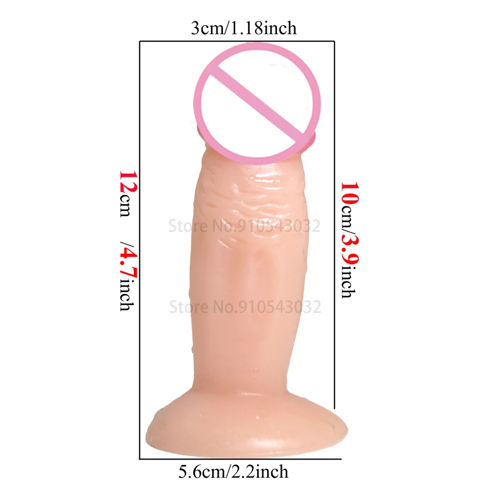 Small Dildo Realistic Artificial Penis for Women Consolador Para Mujer Penis Realistic Anal Dildo for Men Adult Toy Sexshop