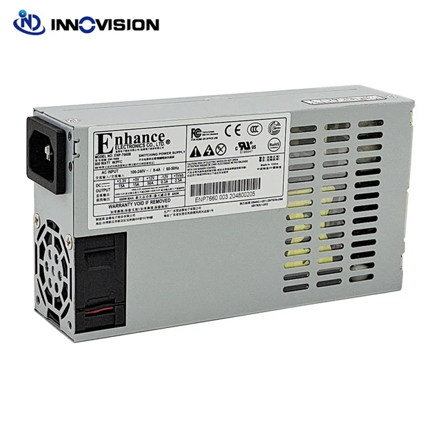 Enp 7660b 1u mini flex 600w psu 80plus platinum電源,2*6 2 gpuコネクタ付き,新品 -  AliExpress