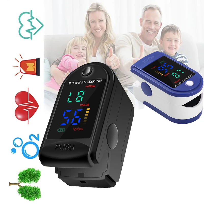 Medical Household Digital Fingertip Pulse Oximeter Blood Oxygen Saturation Meter Finger  OLED SPO2 PR Monitor Health Care