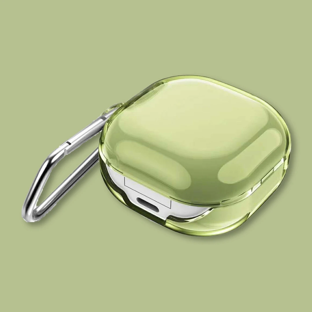 Mới Kẹo Màu Mềm TPU Cho Samsung Galaxy Nụ Sống Không Dây Bluetooth Ốp Lưng Cho Galaxy Nụ Sống Sạc hộp