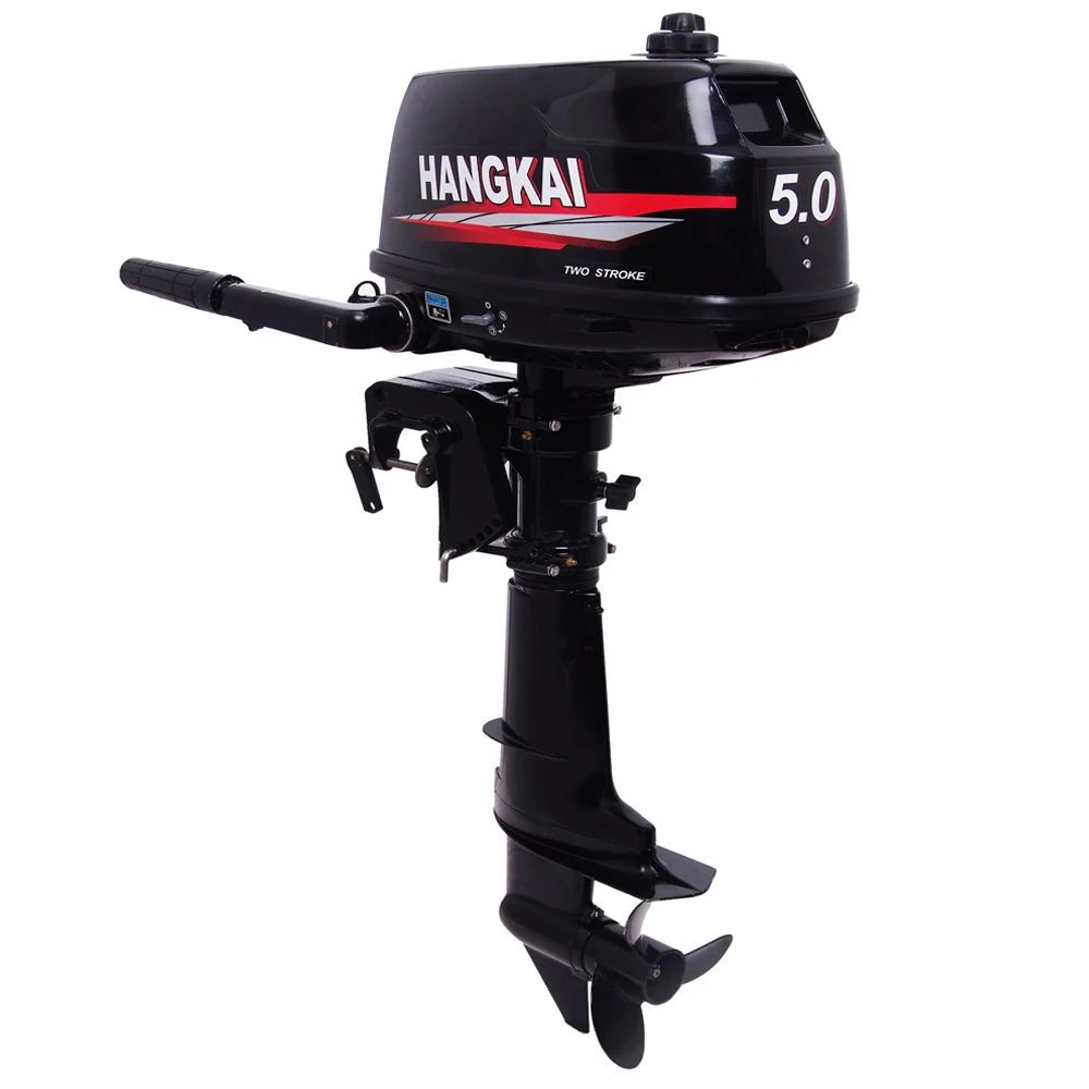 Quality Hankgai Powerful  Outboard Motor 5 Horse Power 2 Stroke Gasoline Boat Engine