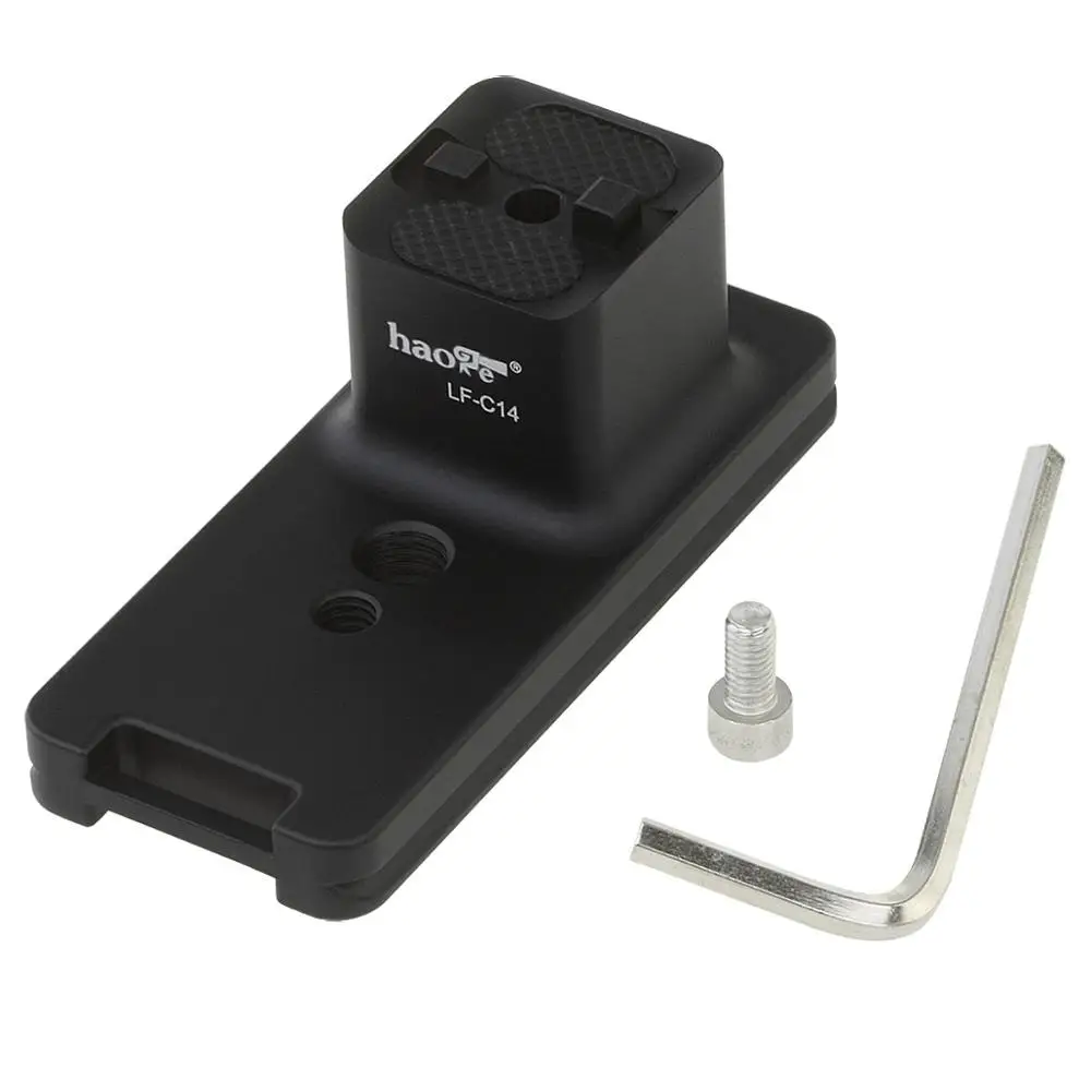 Haoge hg-LF-C14 Obiettivo Piede Collare Treppiede Anello di Supporto Del Basamento Base per Canon EF 100-400mm f/4.5-5.6L IS II USM Lens built-in Arca