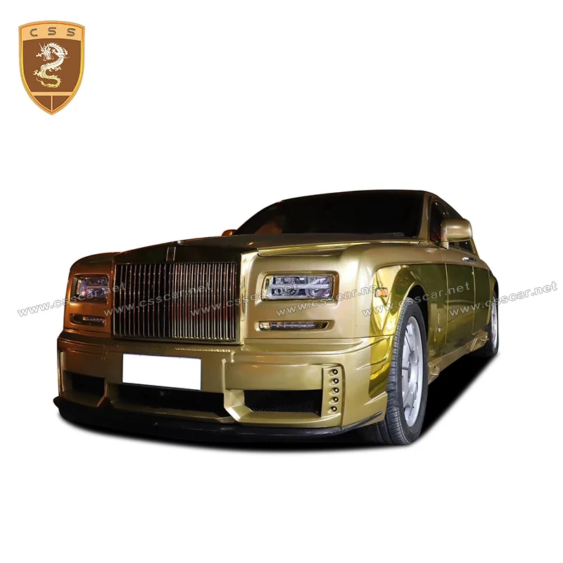 High Quality Front Bumper Rear Bumper Side Skirt Fit For 04-12 Rols Royce Phantom modified wald Style Car Modification