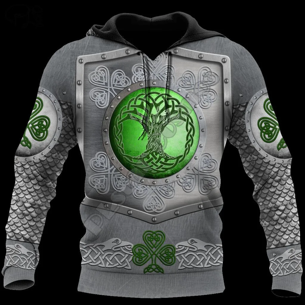 PLstar Cosmos Irish Saint Patrick Day 3D Printed New Fashion Hoodies Sweatshirts Zip Hooded For Men/Women Casual Streetwear D13