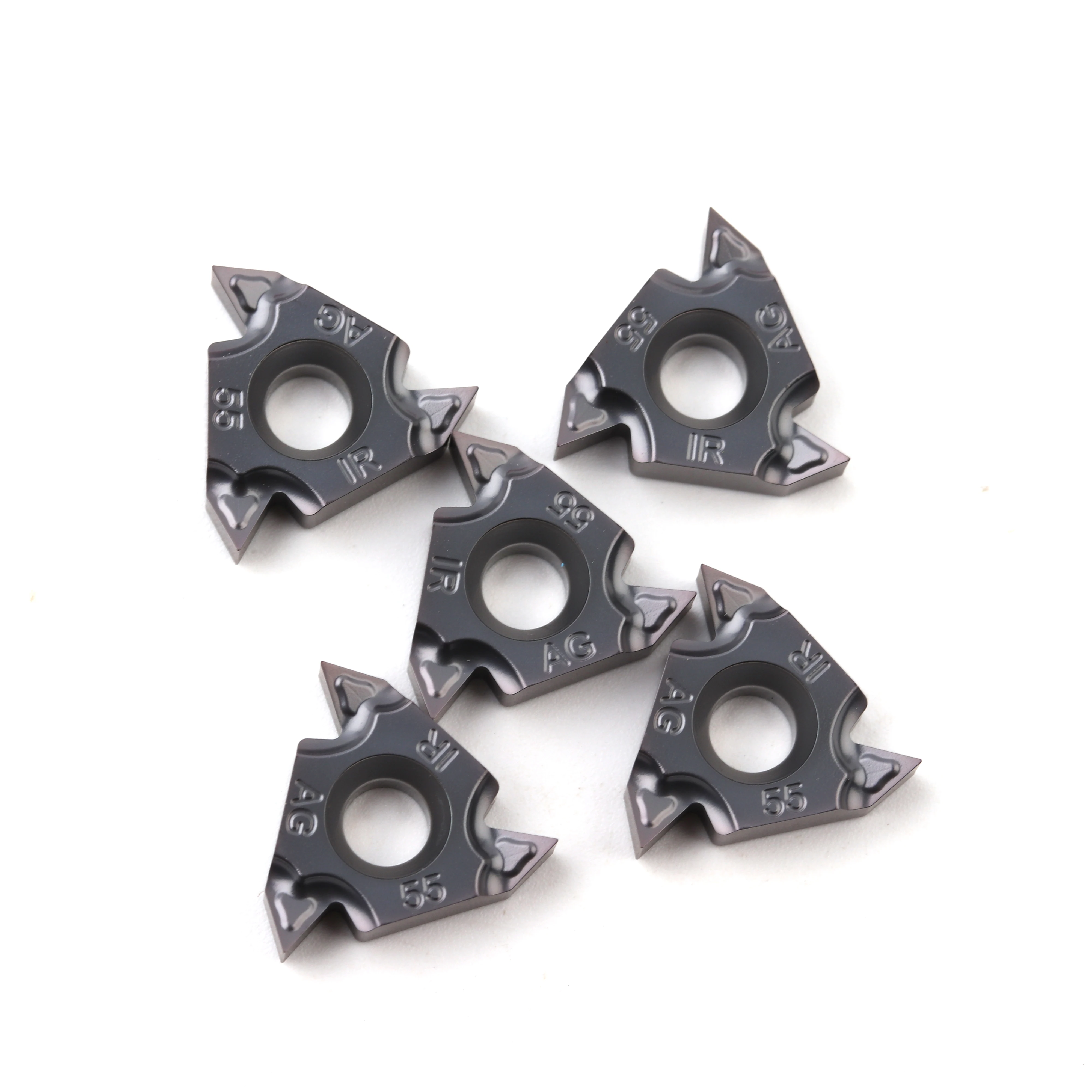 10pcs 16ER AG60 AG55 16ERM A60 A55 IC908 Thread insert 11IRM A60 Carbide Blade Cutter Lathe cnc Threading Tool