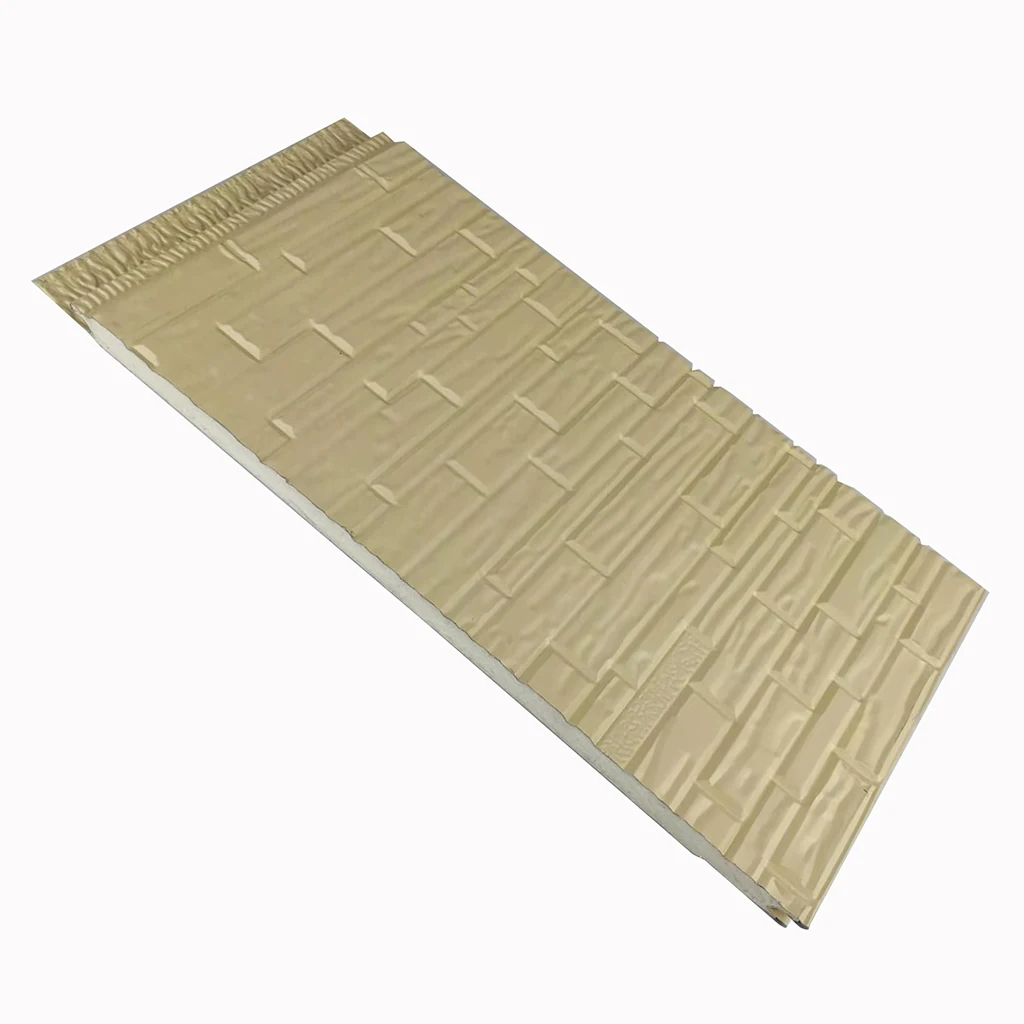 

16mm*380mm*3800mm Revestimentos Metal Siding Panel Exterior And Interior Wall Insulation Decorative Board Polyurethane Sandwich