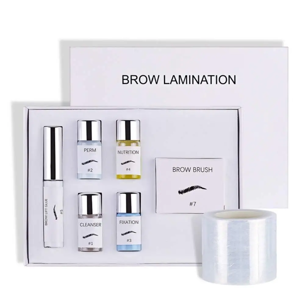 Keratin Brow Lamination Starter Kit Eyelash & Brow Lift Perming Pads Extension Kit Curling Eye lash Glue Wave Lotion Set