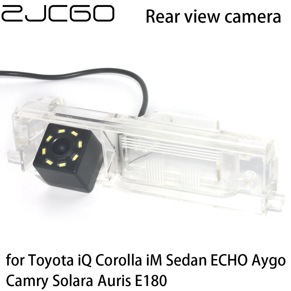 

ZJCGO Car Rear View Reverse Backup Parking Reversing Camera for Toyota iQ Corolla iM Sedan ECHO Aygo Camry Solara Auris E180