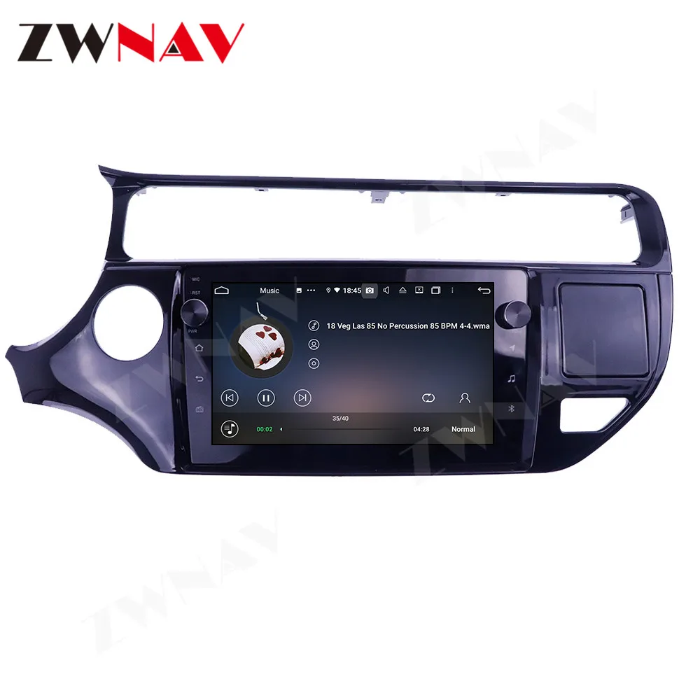 Navigation Touch Screen Car DVD Player Android 10 4+128G For Kia Rio 2015-2018 GPS IPS Auto Radio Multimedia Heard Unit