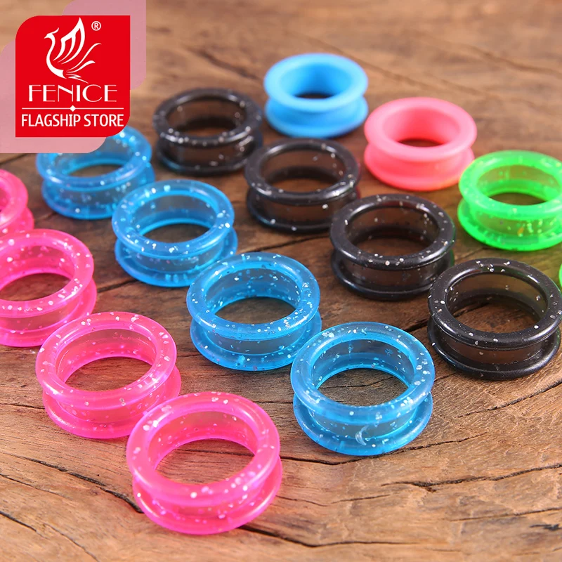 Finger Rings fit any Scissors Inserts Hairdressing Scissor Accessorie replacement parts fit all size Silicone Soft