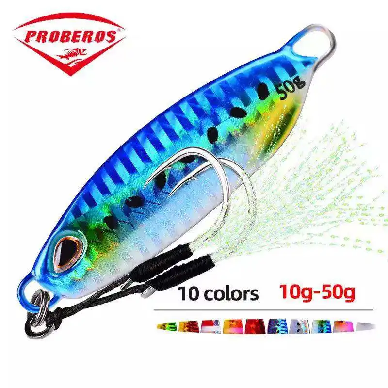 1PC Drag Metal Cast Jig Spoon 10g-15g-20g-30g-40g-50g Slow Jig Shore Casting Jigging Trout Fish Sea Bass Hard Bait Fishing Lure