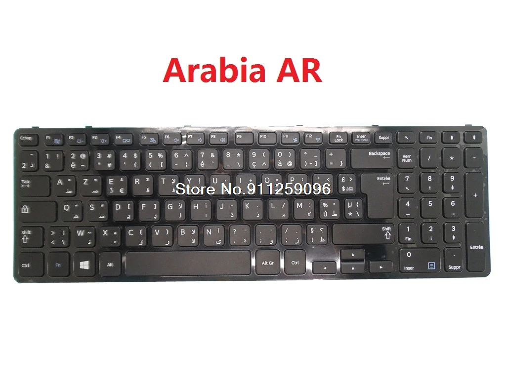 Клавиатура для ноутбука Samsung NP365E5C NP350E5C NP355E5C 365E5C 350E5C 355E5C Россия RU Американский Английский Аравия AR BA75-04303A