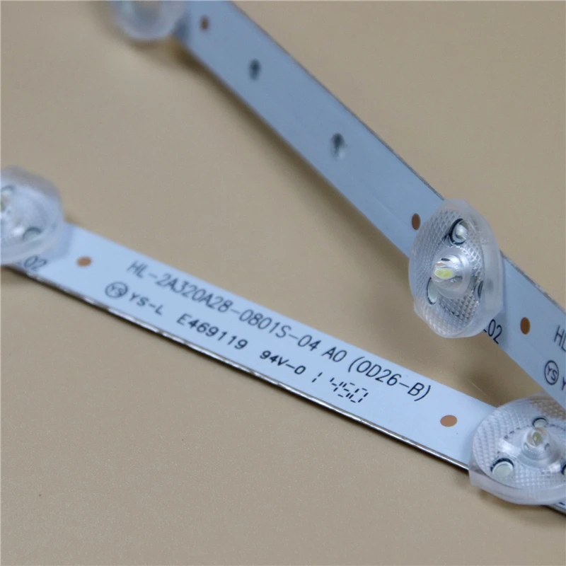 LED Array Bars For Rolsen RL-32S1502T2C LED Backlight Strips TV Matrix Kit LED Lamps Lens Bands LC320DEXJ-SEE1 HL-2A320A28-0801S