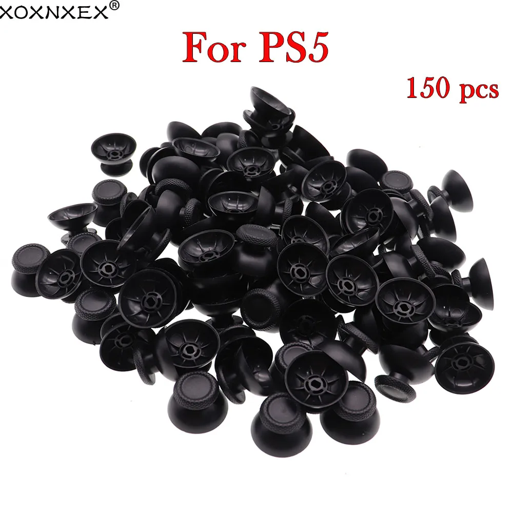 

XOXNXEX 150pcs Replacement Mushroom Thumbsticks 3D Analog Stick Joystick for PS5 Controller Gamepad Thumb Stick Caps Cover