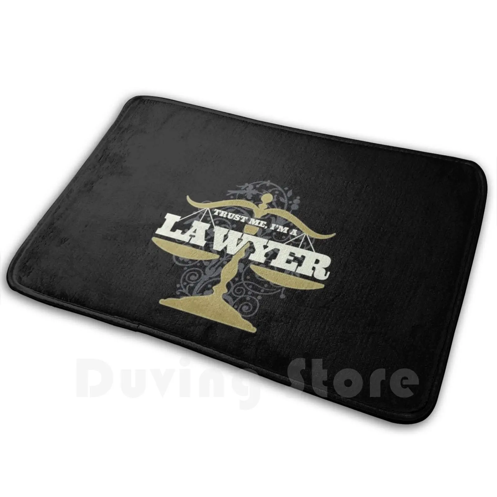 Lawyer Law Recht Jura Anwalt Richter Gesetz Laws Design Mat Rug Carpet Anti-Slip Floor Mats Bedroom Lawyer Law Recht Jura Anwalt