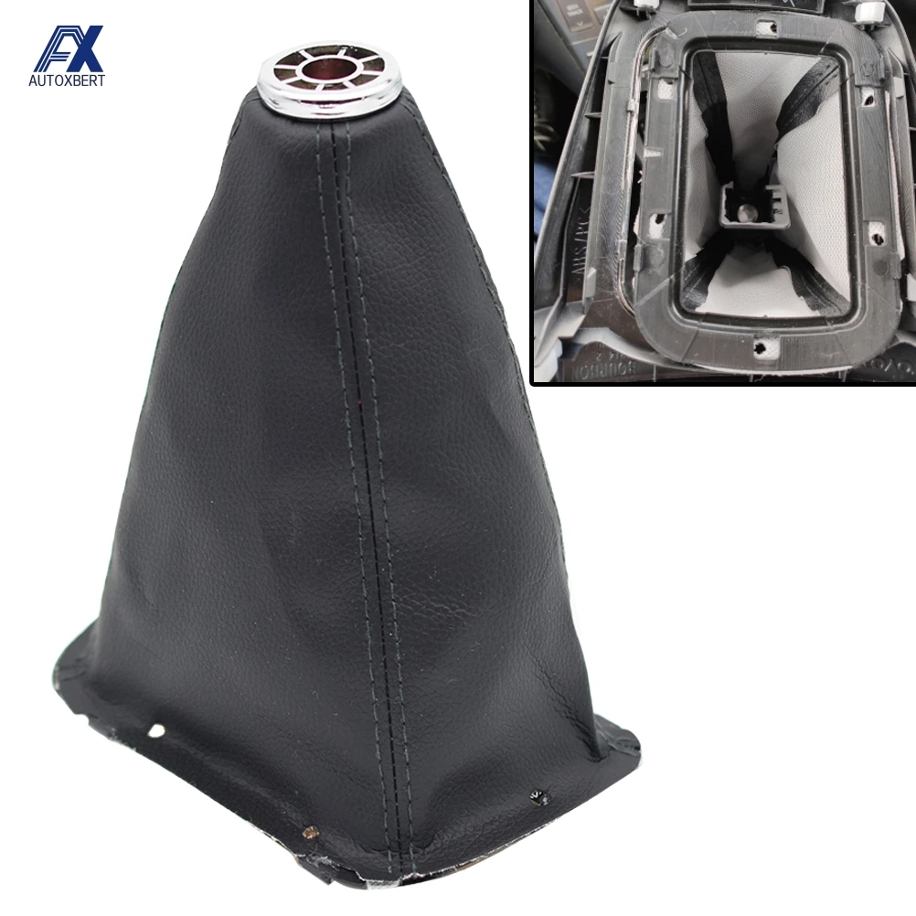 Gear Shift Knob Gaiter Gaitor Dust Proof Boots Cover Leather Replacement For Toyota Avensis T250 03-09 Styling Car Accessories