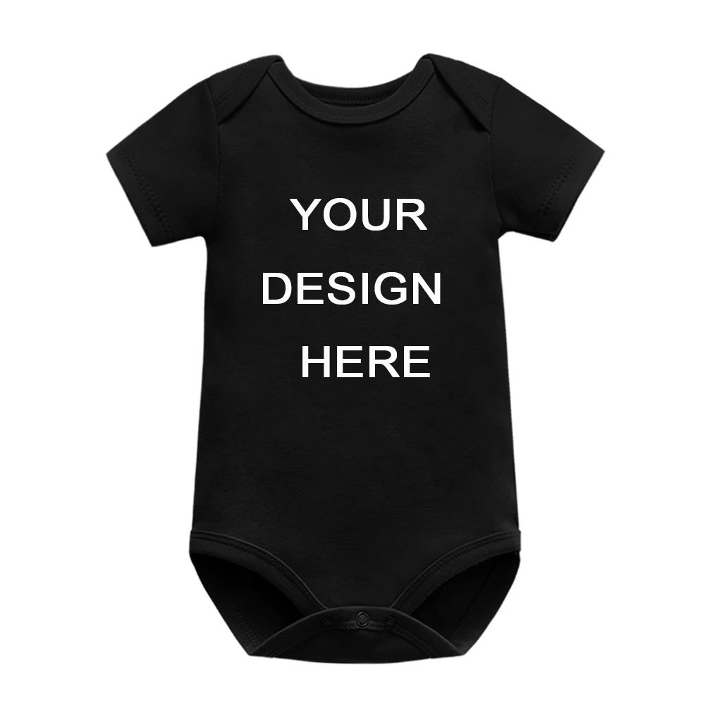 

Baby Clothes 100% Cotton Romper Bodysuit Newborn Infant Toddler Customization One-Pieces Print Personalized Sweatshirts Jumper