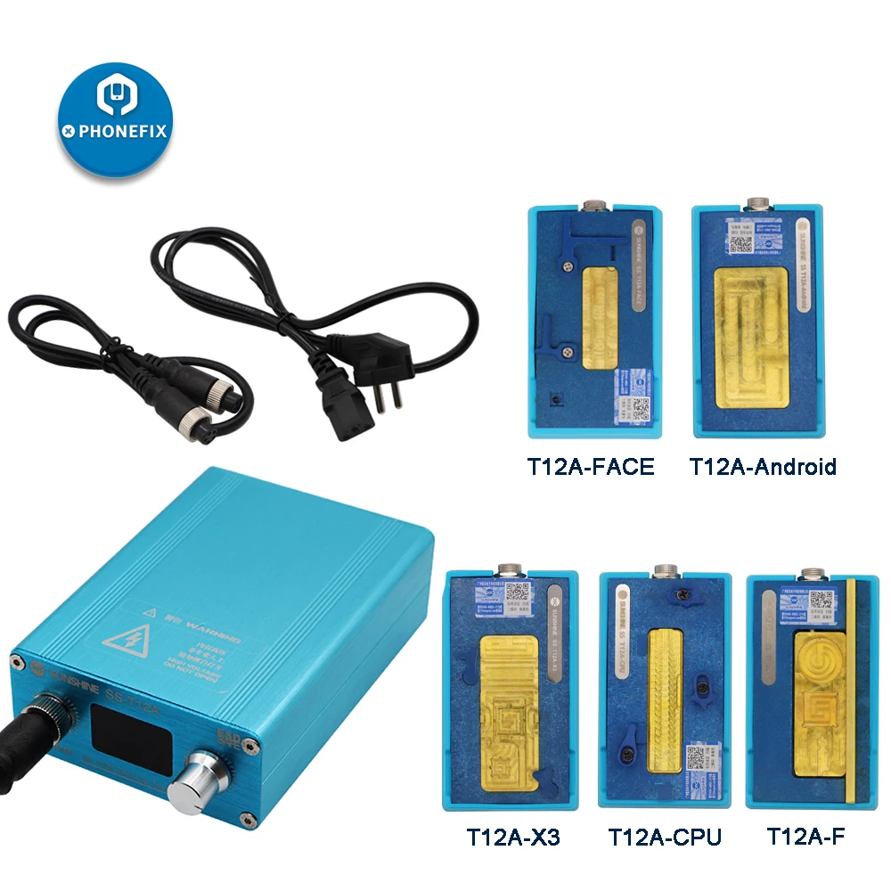 SS-T12A لحام محطة اللوحة الطبقات ID الوجه فيكس ل فون 6 7 8 X XS 11Pro ماكس CPU NAND التدفئة التفكيك منصة