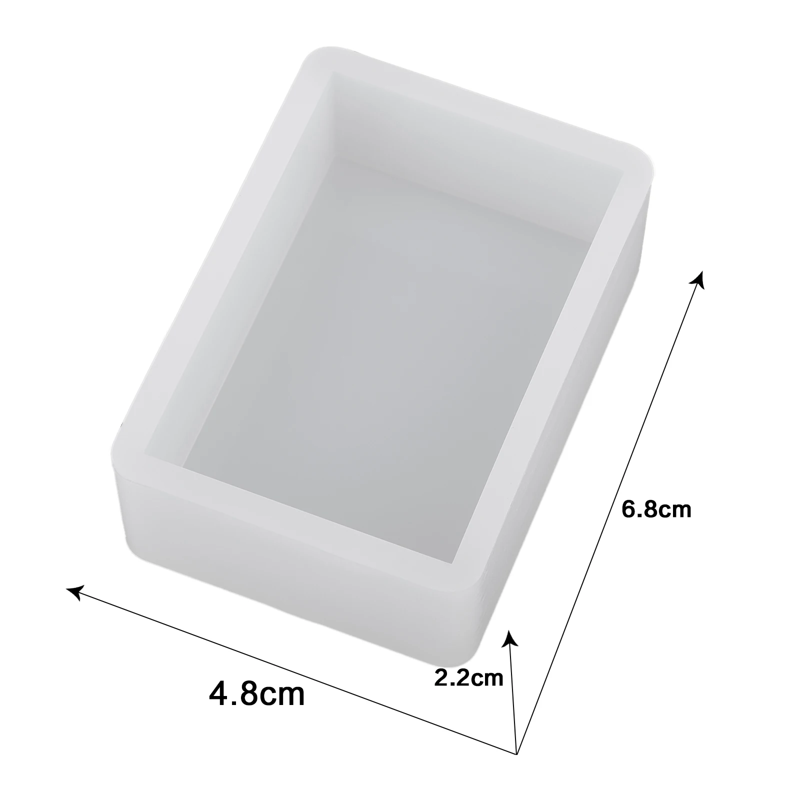 Quader Würfel Harz Form Kristall Epoxy Silikon Form DIY Schmuck Anhänger Ablage Form Quadrat Rechteckige Casting Zubehör
