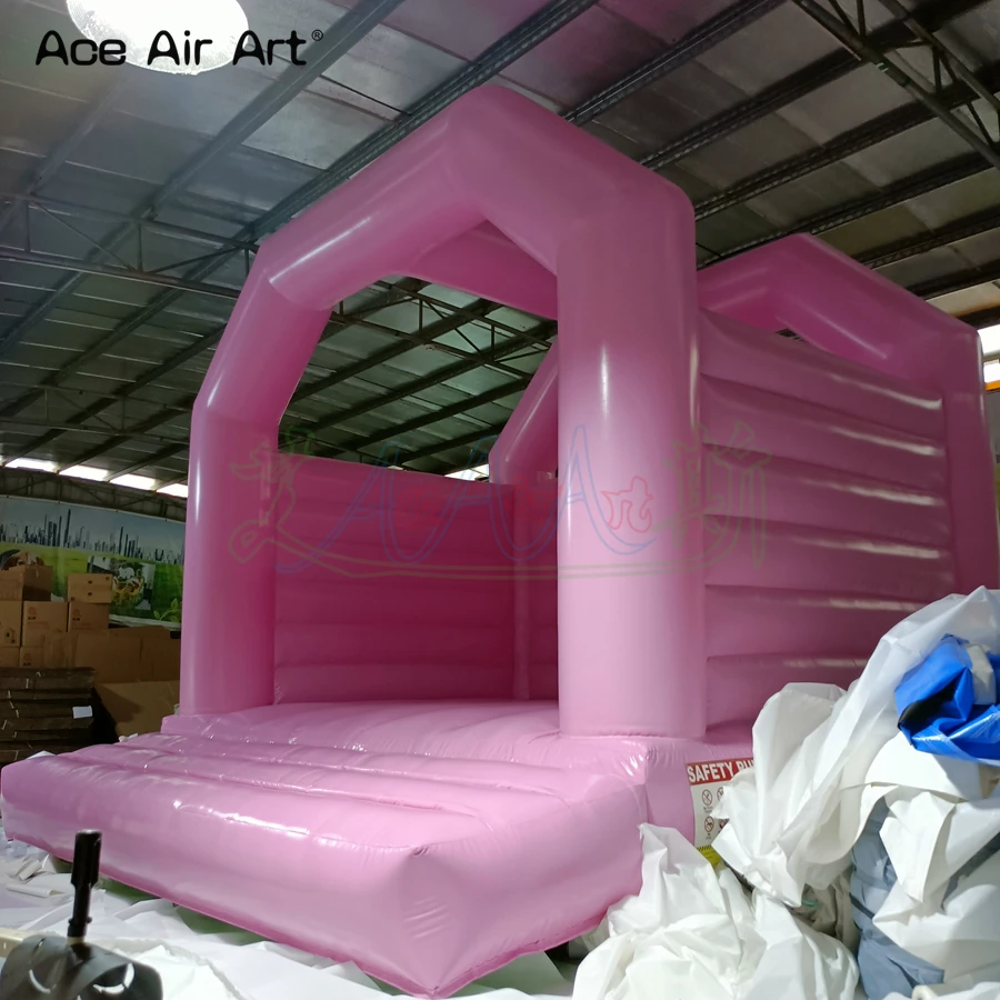 ยอดนิยมที่กําหนดเองสีชมพู Inflatable โค้ง Bouncer House สําหรับงานแต่งงานกลางแจ้ง/ปาร์ตี้/ความบันเทิงโดย Ace Air Art