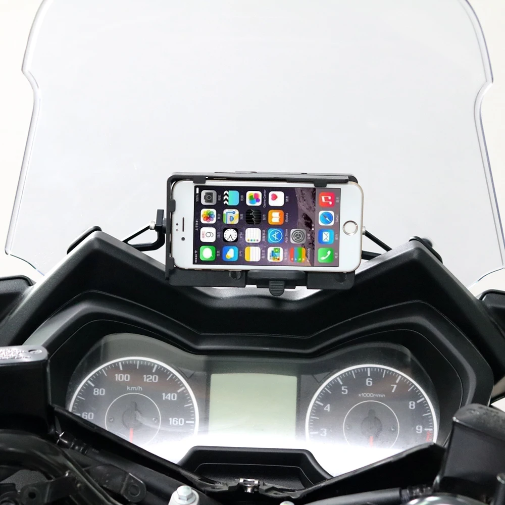 For Yamaha X-MAX XMAX 300 250 125 XMAX300 XMAX250 XMAX125 Expansion Stand Crossbar Motorcycle Phone GPS Navigaton Plate Bracket - view 6