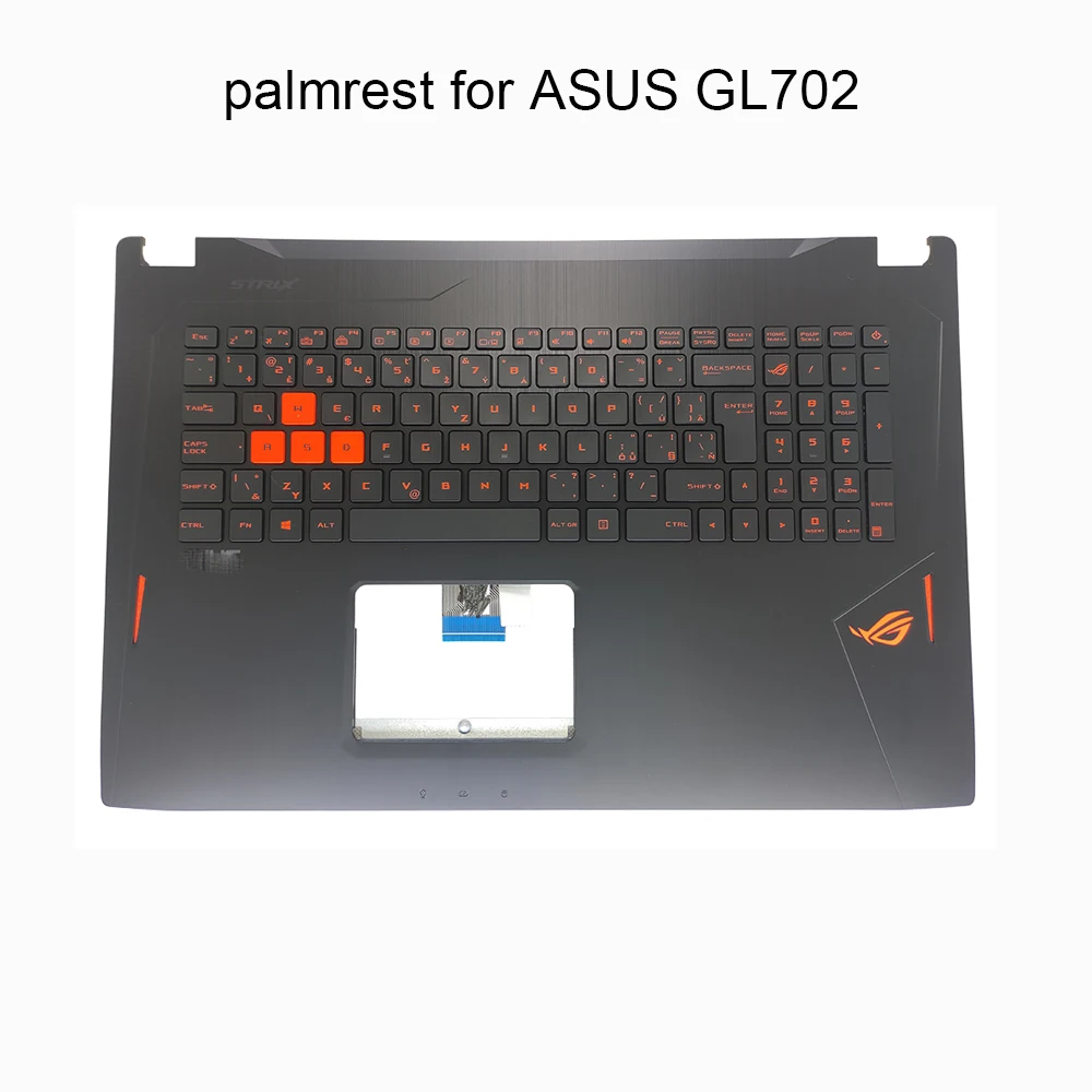 

GL702 Laptop Palmrest Czech Slovakia Keyboard Backlight For Asus ROG GL702V GL702VM GL702VS GL702VT 13NB0CQ1AP0511 6612CS00