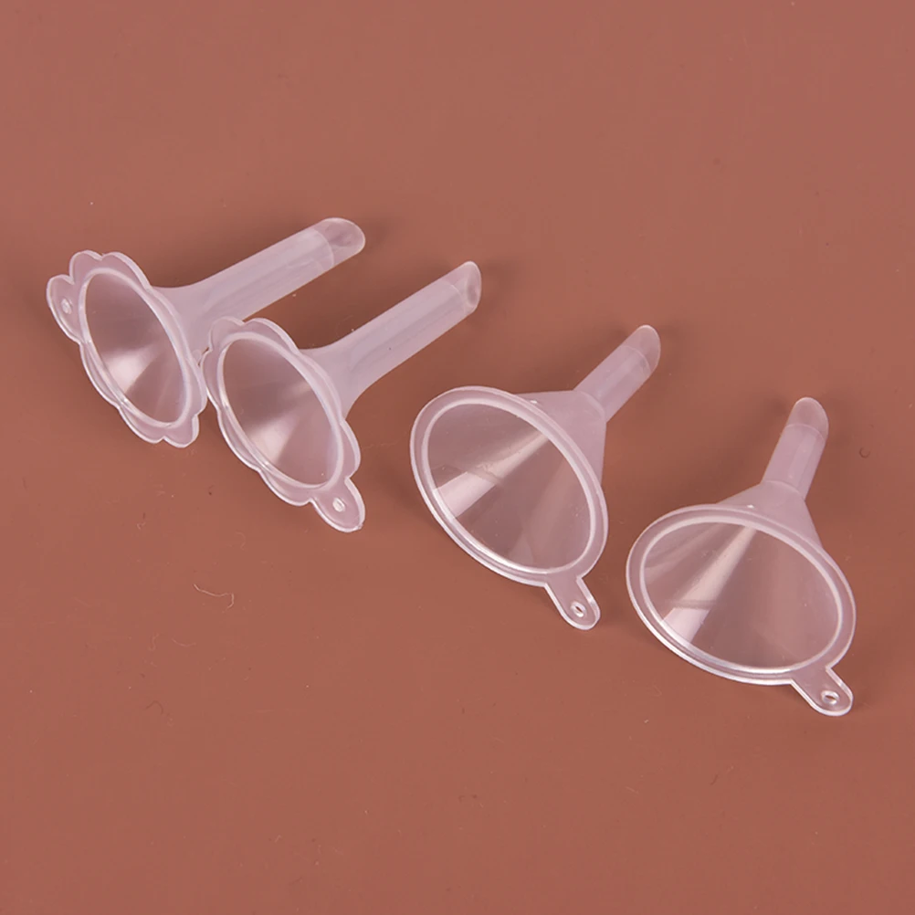 2Pcs Cute Small Plastic Perfume Diffuser Bottle Mini Liquid Oil Funnels Lab【Homeclub】