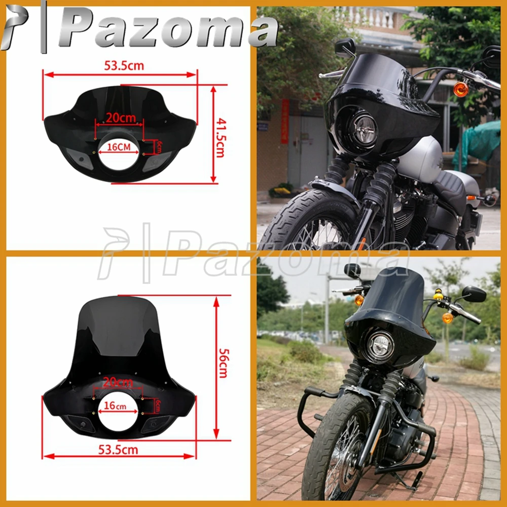 Motorcycle Windshield Cover Cafe Racer 5.75\