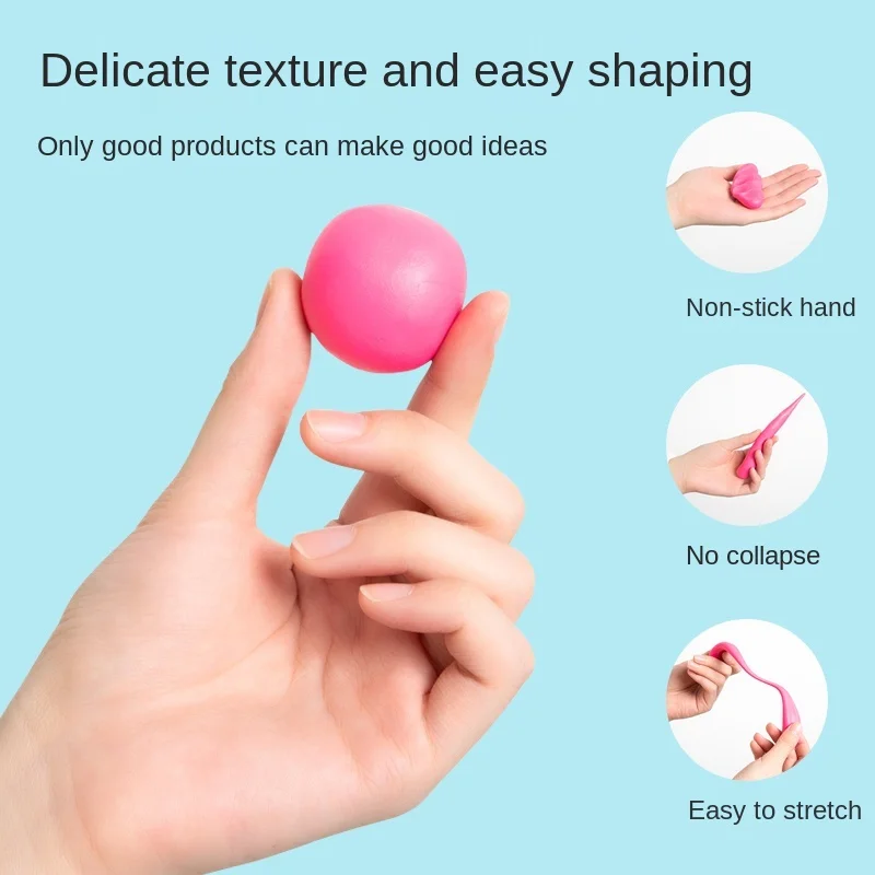 

24Colors Polymer Clay Fimo DIY Soft Clay Set Molding Craft Oven Bake Clay Blocks Montessori Early Education Toy For Kids