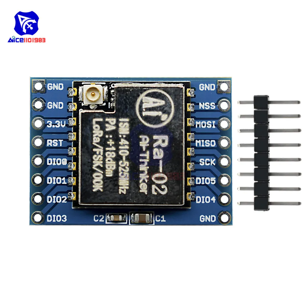 433MHZ SX1278 LoRa Module 433M 10KM Ra-02  Wireless Spread Spectrum Transmission Board 2.4G IPX Antenna for Smart Home