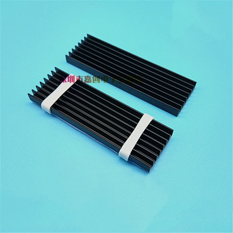 M.2 SSD Hard disk Heat Sink with Cooling fan Thermal pad  70x22x6MM laptop Hard disk ssd aluminum fin  nvme 512