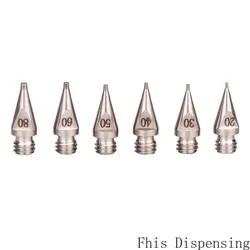Tapered Dispensing Tip Musashi Split Stainless Steel Precision Dispensing Needles Stainless Steel Nozzle