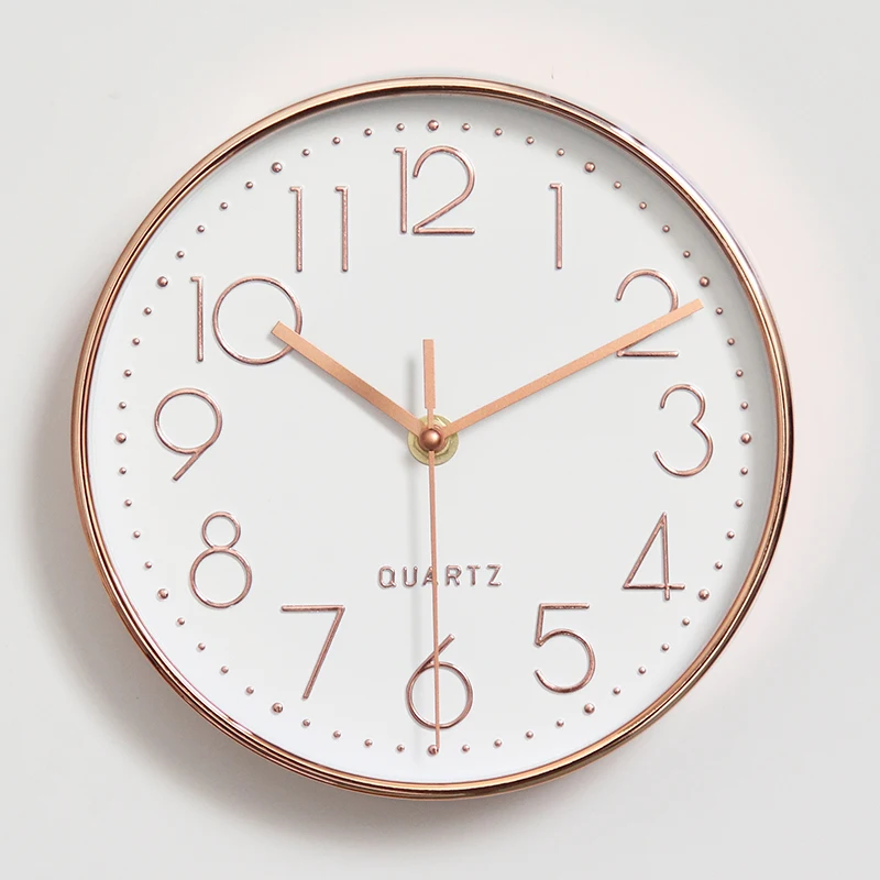 8/10/12/ inch Quartz Wall Clock Plastic Antique Designer Watches Home Decor Living Room Bedroom Silent Wall Clocks Modern Design