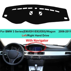 For BMW 3 Series E90 E91 E92 E93 Wagon 2006 2007 2008 2009 2010 2011 Car Inner Dashboard Pad Cover Dash Mat Carpet Protector