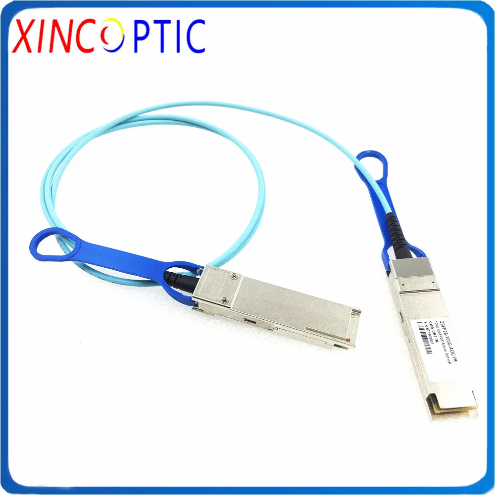 

QSFP28-AOC-3M 100G Active Optic Cable,850nm,OM3 Multi Fiber,3M(10ft) Juniper Networks JNP-QSFP28-AOC-3M Compatible