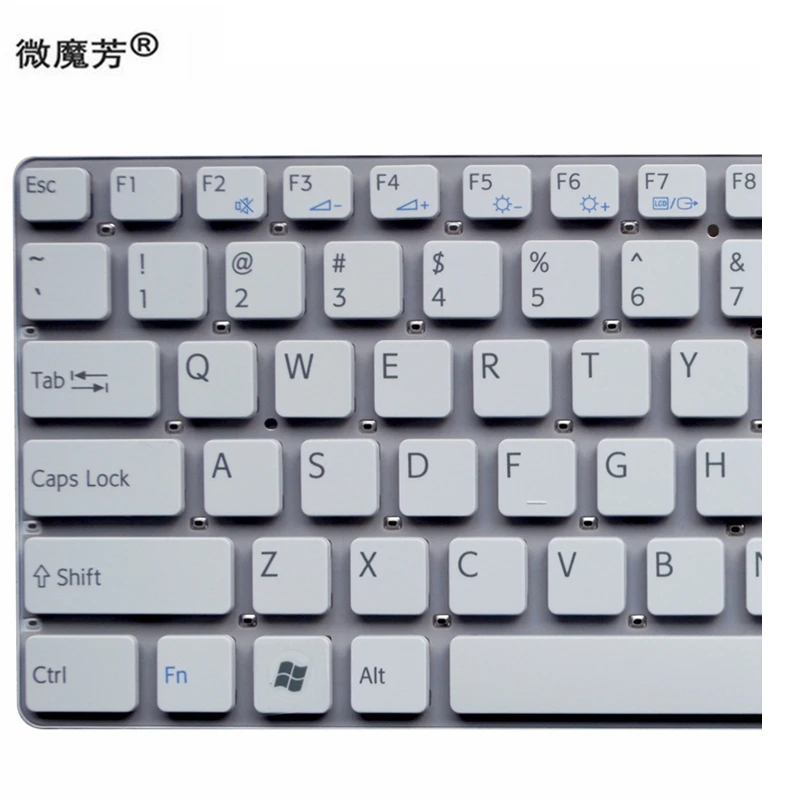 English laptop keyboard For SONY CW CW16EC CW18FC CW26EC CW28EC CW2S3C CW2S6C white keyboard US without frame replace new