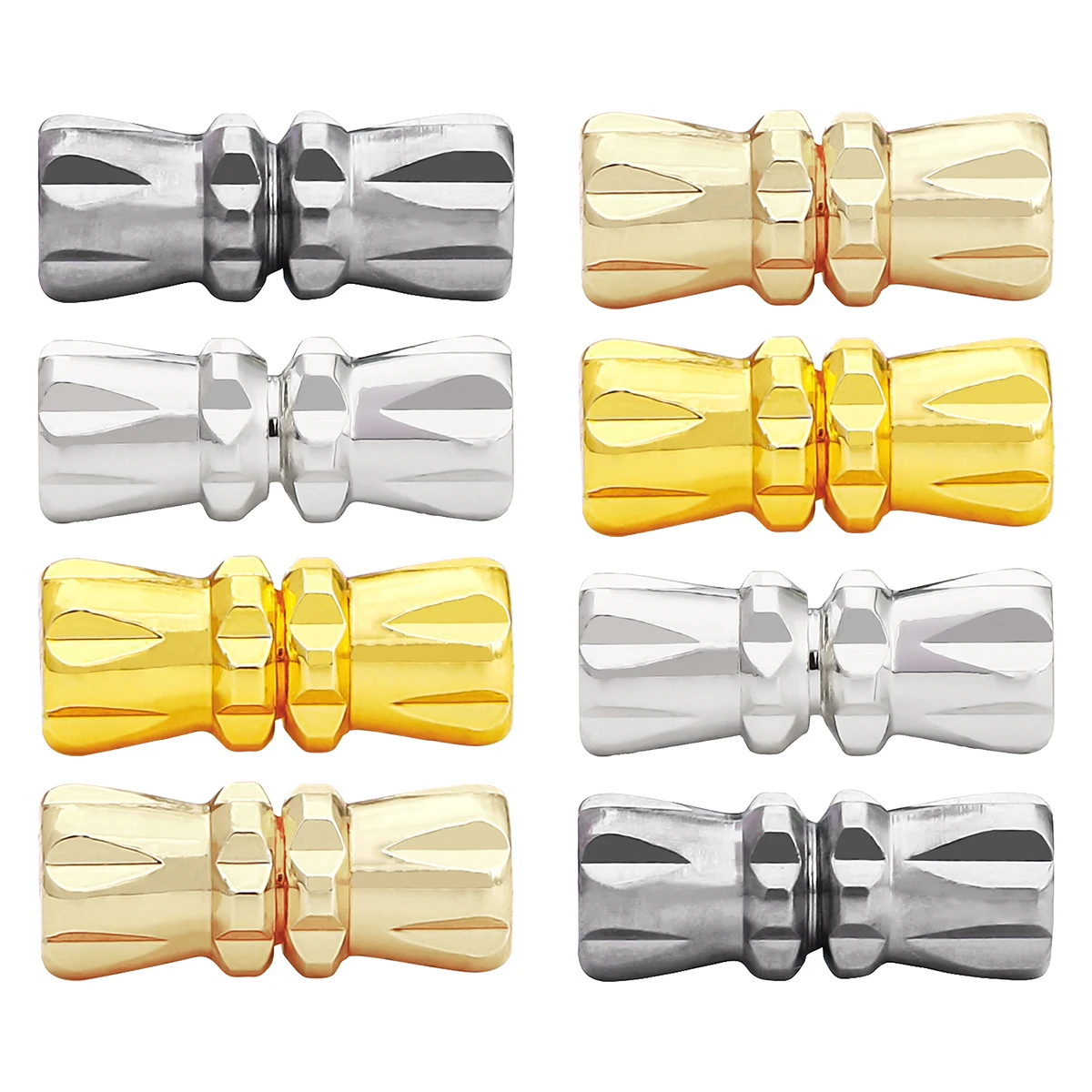 10 قطعة السحابات اسطوانة أبازيم نهاية المشبك المسمار المشابك مغلقة الديكور ل سوار ذاتي الصنع قلادة موصلات صنع المجوهرات