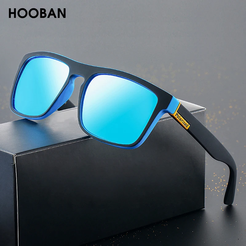 Fashion Hiking Sunglasses Men Women Stylish Fishing Polarized Sun Glasses For Male Vintage Square Unisex Eyeglasses UV400