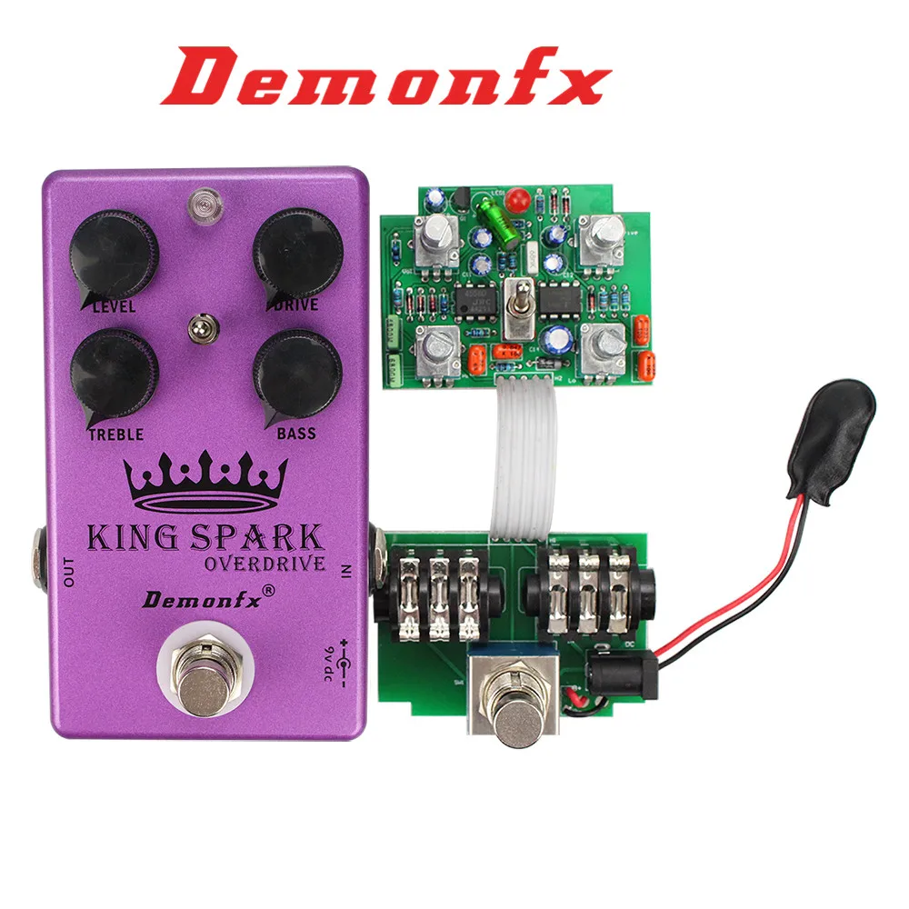 High Quality Demonfx King Spark Overdrive 4-Knob With One Model Guitar Effect Pedal Overdrive With True Bypass