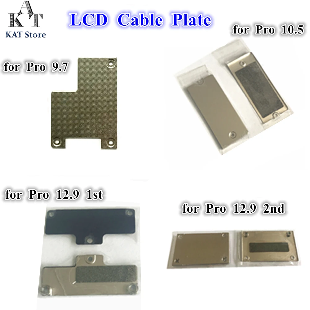 1Pcs LCD Screen Flex Cable Shield Bracket Metal Plate For IPad Pro 9.7 10.5 12.9 Inch 1st 2nd Gen 2017 Air 3 2019 Repair Parts