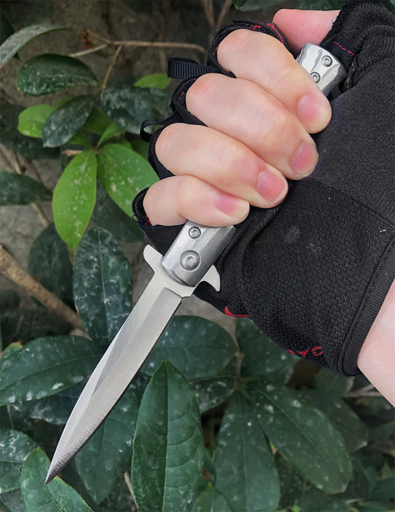 Free shipping new product Outdoor camping Resin handle folding knife self-defense portable camping tool Household knife